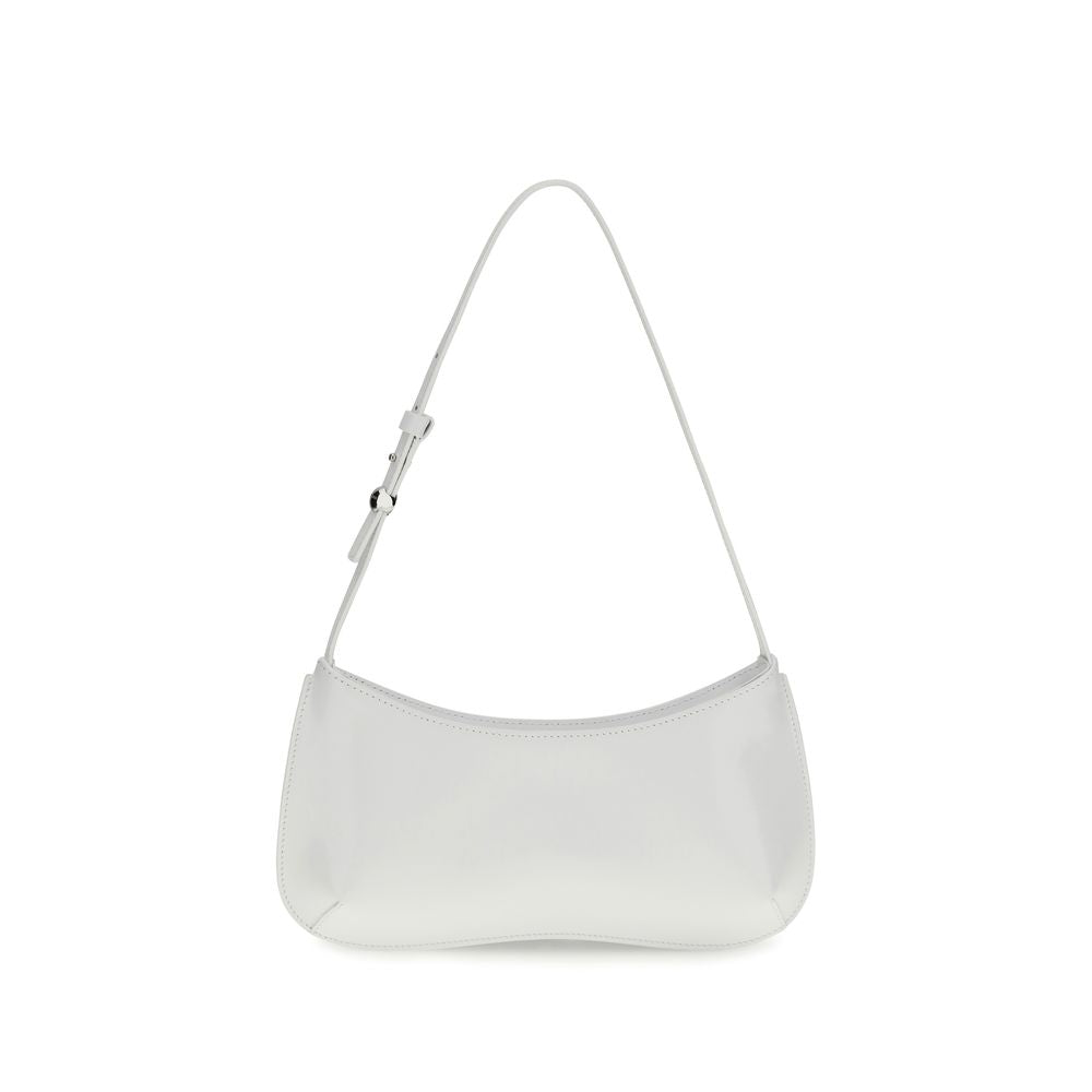 Jacquemus Le Bisou Beaded Shoulder Bag - Glazed White from The Exclusive Line Singapore.
