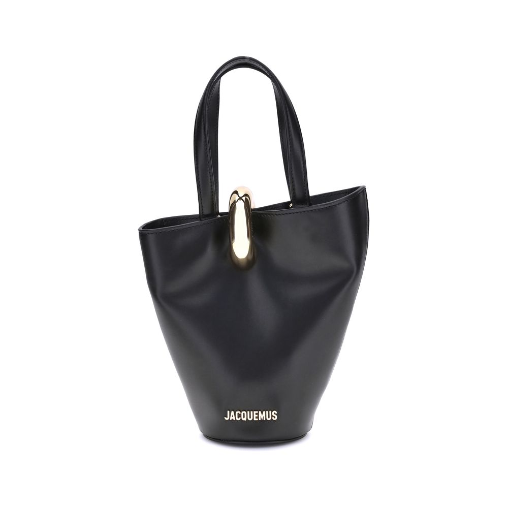 Jacquemus Le Petit Bambola Bucket Bag - Black from The Exclusive Line Singapore.