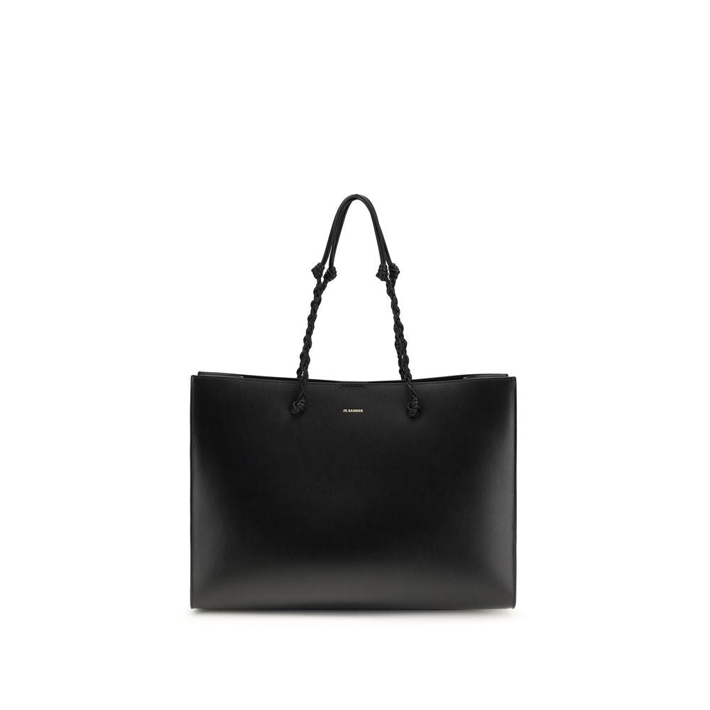 Jil Sander Tangle Tote in Black from The Exclusive Line Singapore.