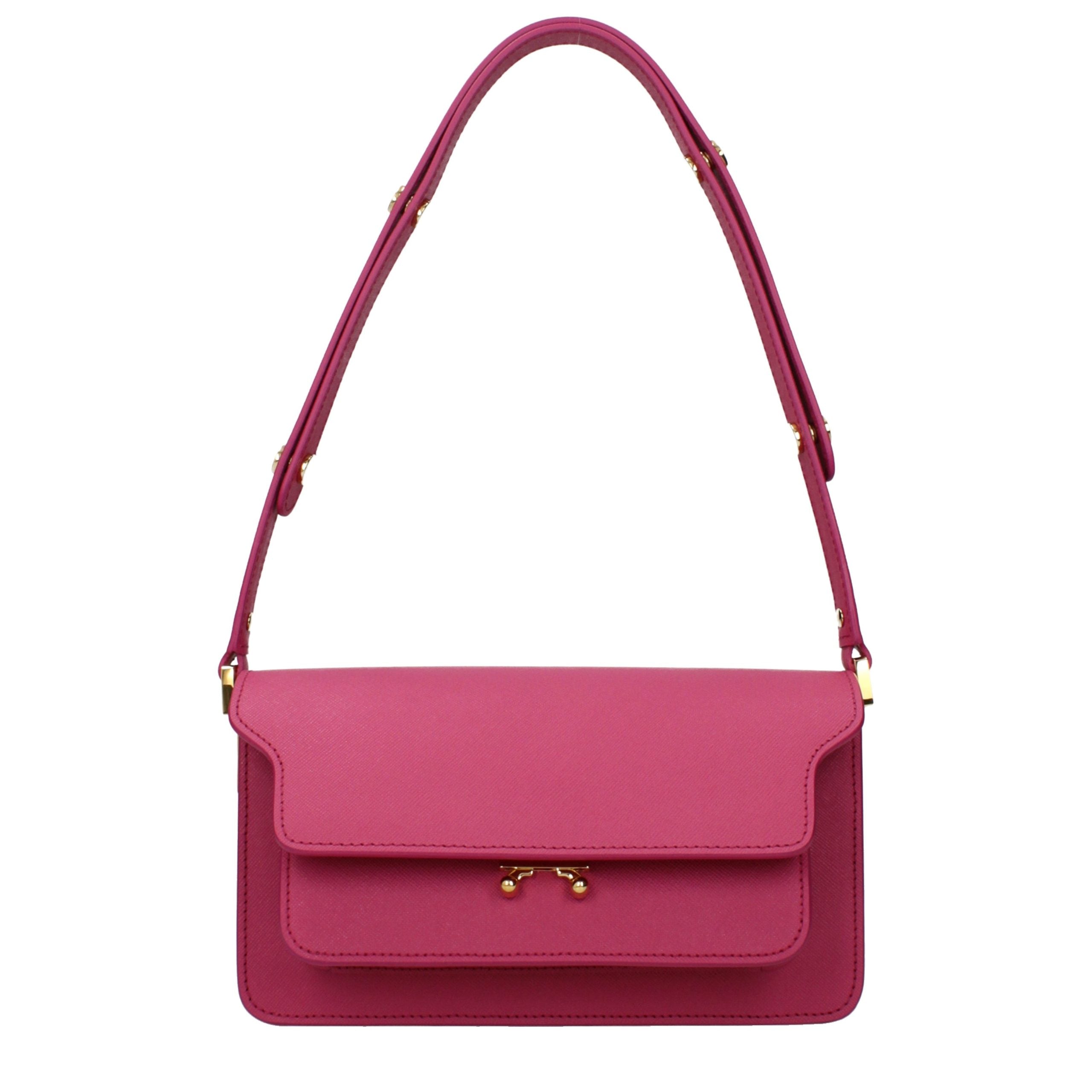 Marni Trunk Small Bag in Fuschia from The Exclusive Line Singapore.