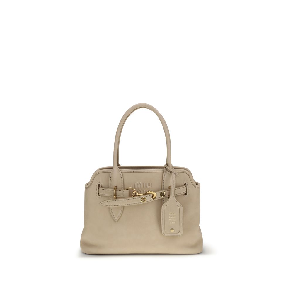 Miu Miu Aventure Nappa Leather Bag in Cord from The Exclusive Line Singapore.