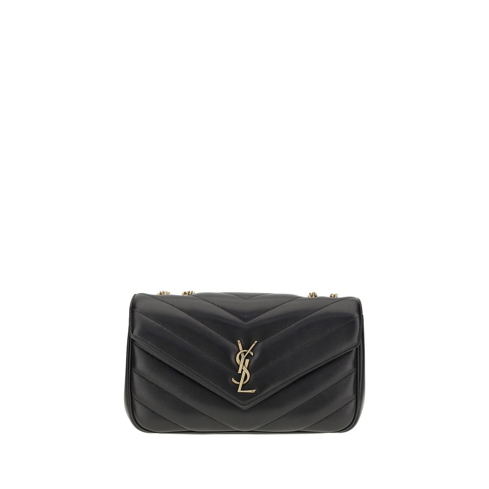 Saint Laurent Loulou Large Shoulder Bag in Black from The Exclusive Line, Singapore.