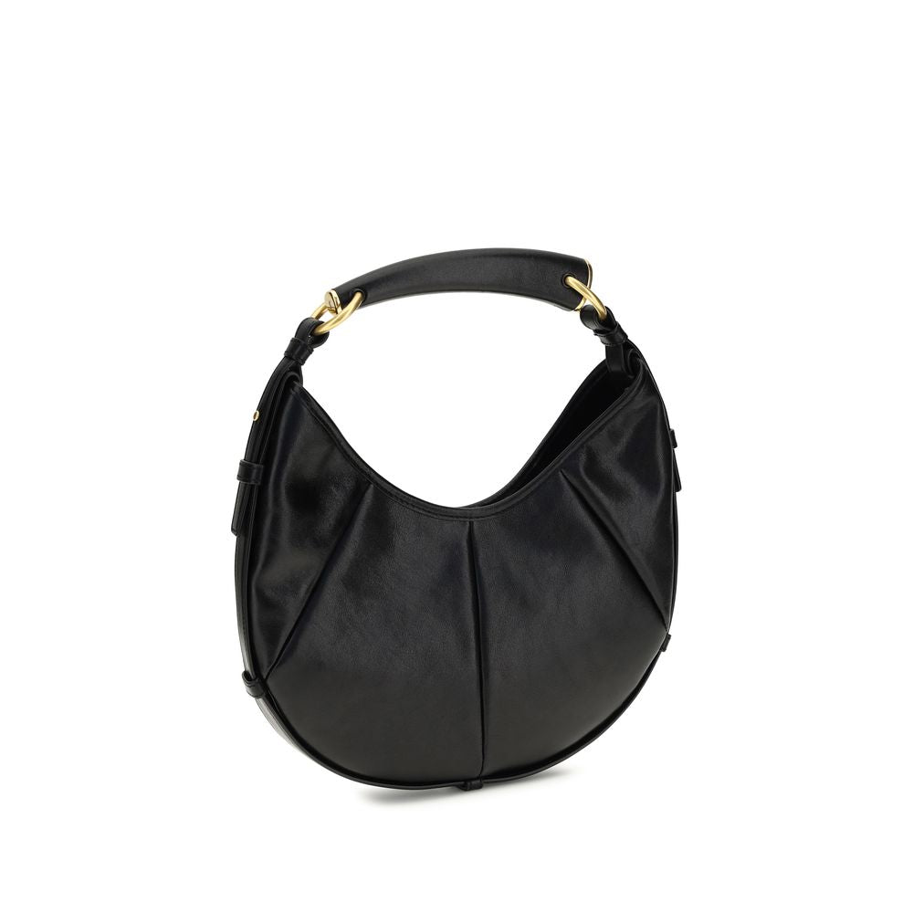 Saint Laurent Mombasa Small Hobo Bag - Black Supple Calfskin