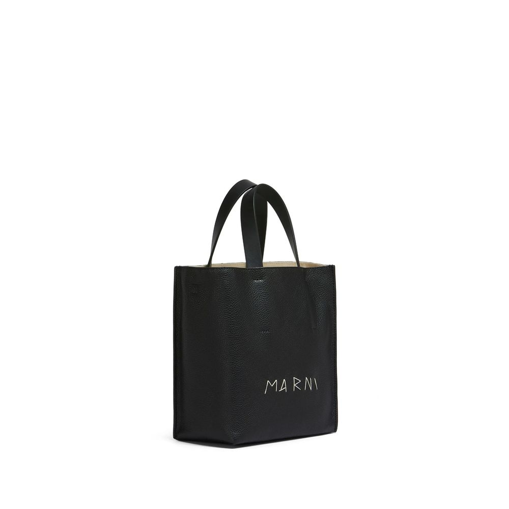 Marni Museo Soft Mini Bag - Black Leather