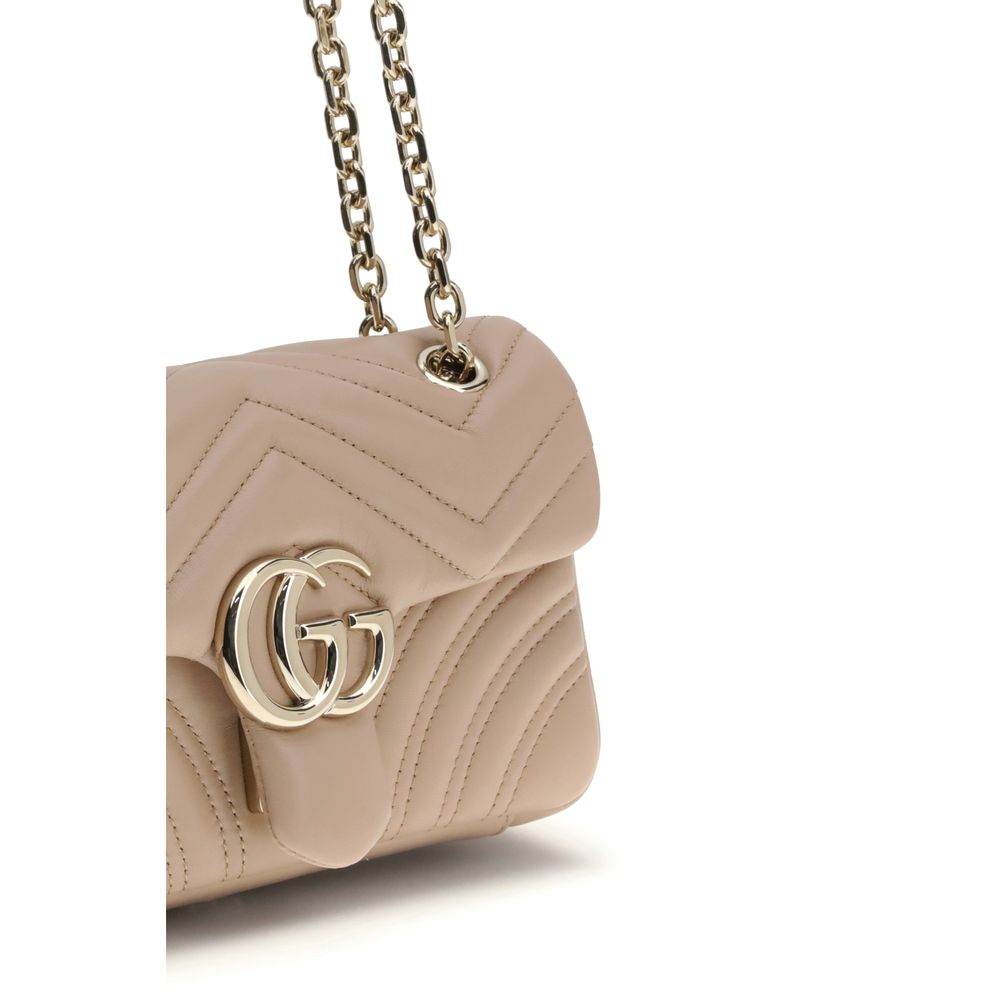Gucci GG Marmont Small Shoulder Bag - Pink Beige