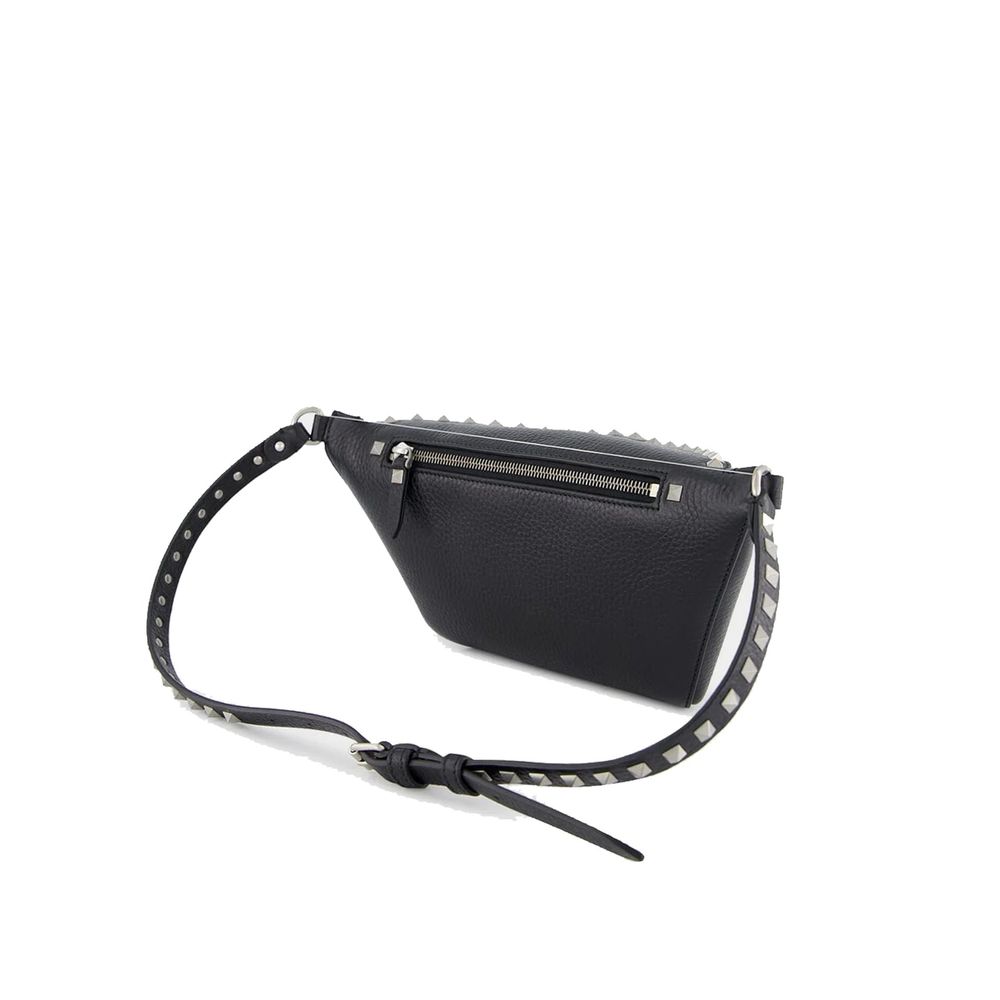 Valentino Garavani Rockstud Belt Bag - Black Calfskin