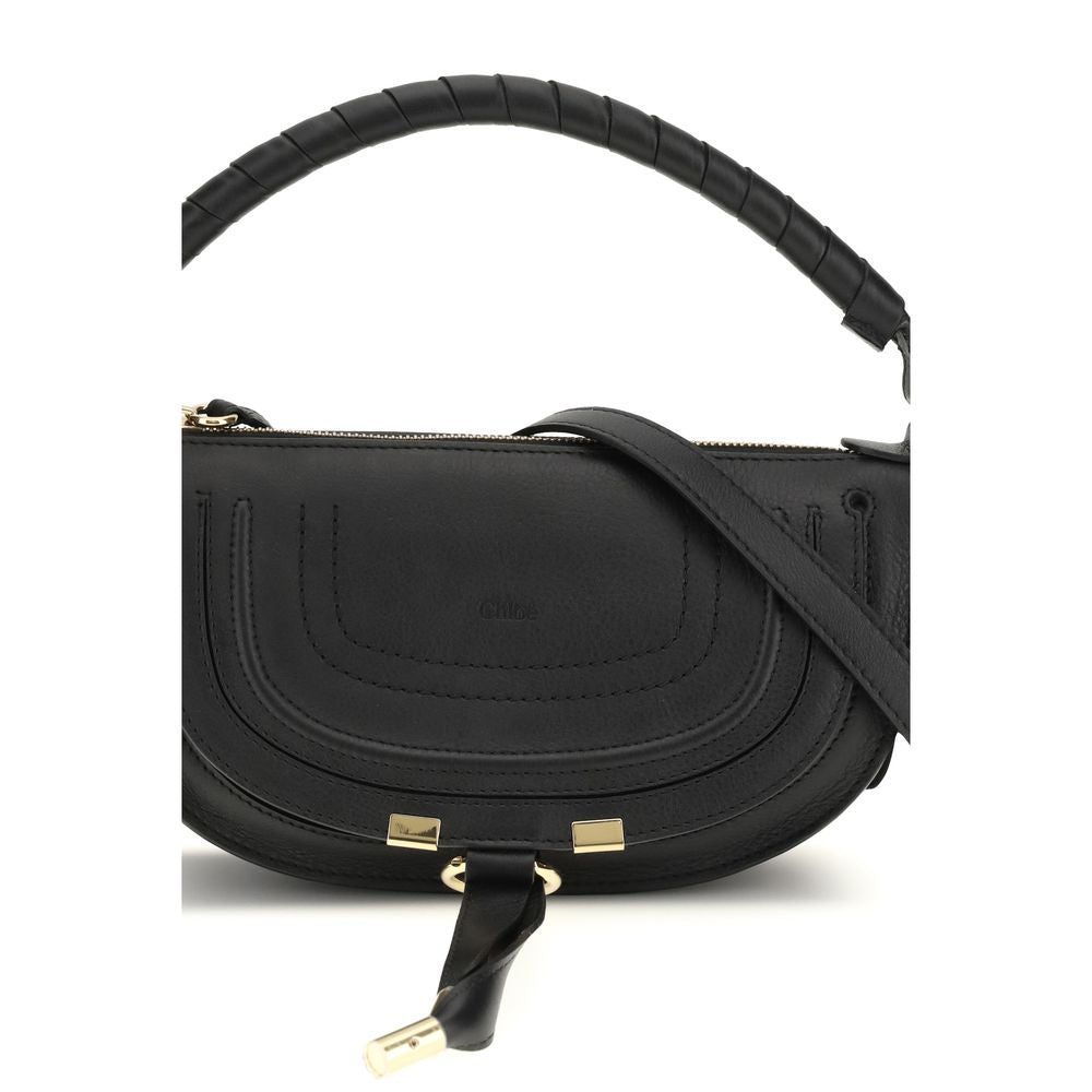 Chloé Mini Marcie Shoulder Bag - Black