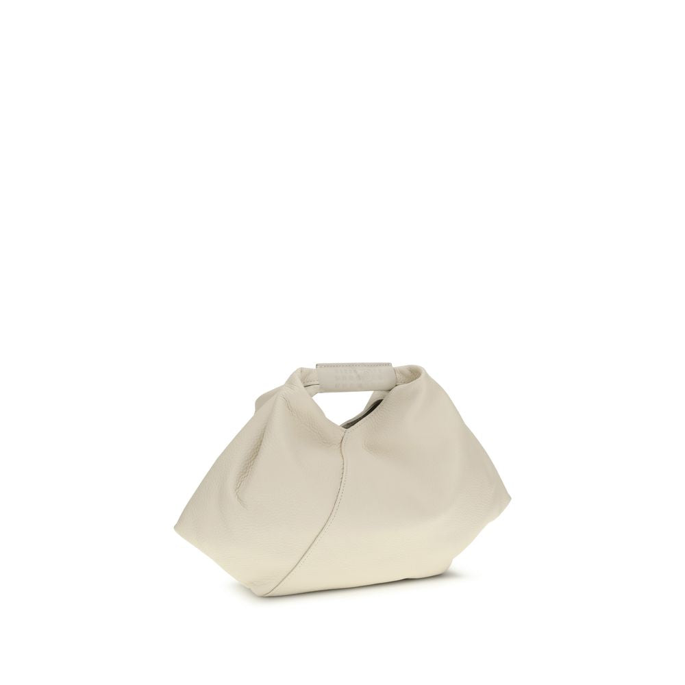 MM6 Japanese Bag Medium Grained Leather - White