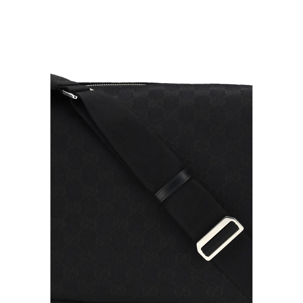 Gucci GG Canvas Large Crossbody Bag - Black