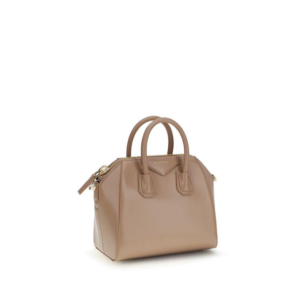 Givenchy Mini Antigona Bag - Beige Box Leather