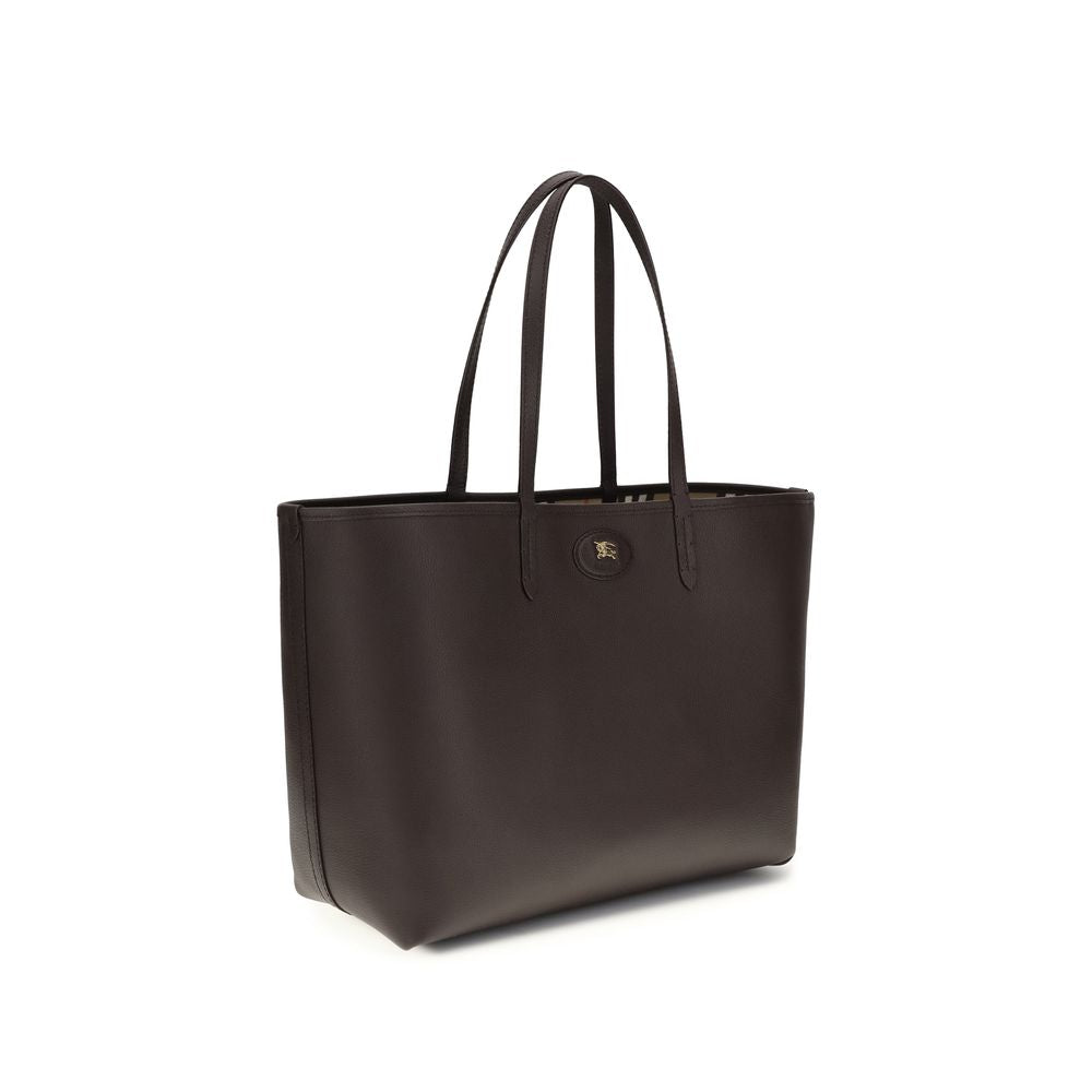 Burberry Medium Reversible Bloomsbury Tote - Peat Brown / Sand Beige