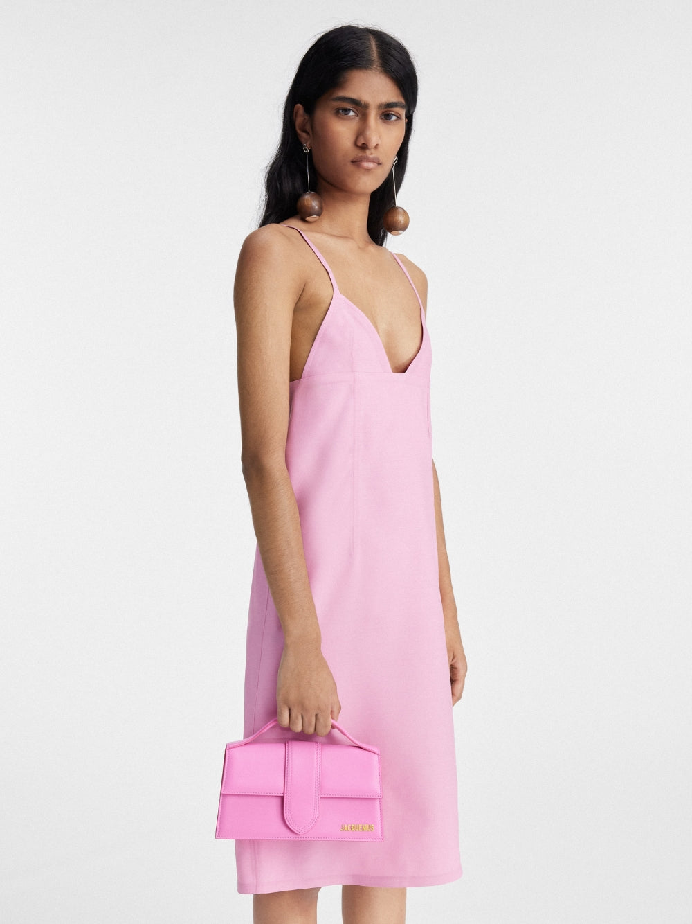 Jacquemus Le Grand Bambino - Neon Pink