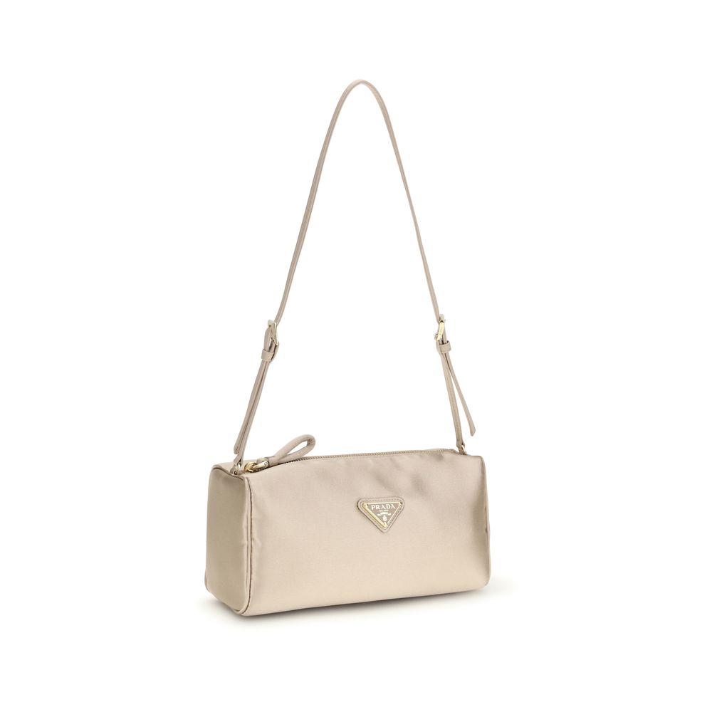Prada Satin Mini Bag - Beige