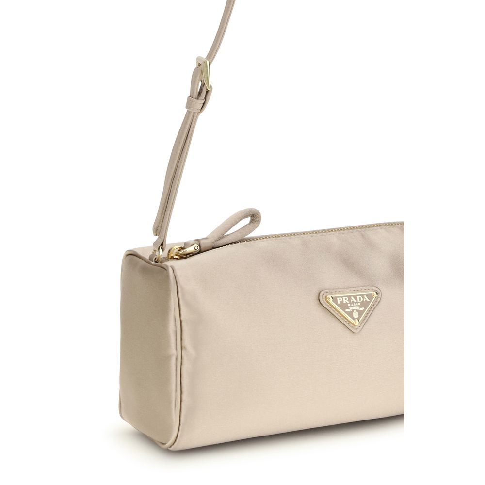 Prada Satin Mini Bag - Beige