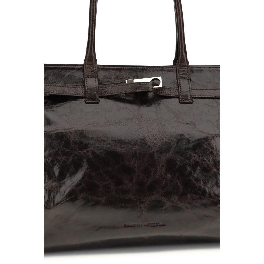 Benedetta Bruzziches Mame Weekend Shoulder Bag - Dark Brown Calfskin