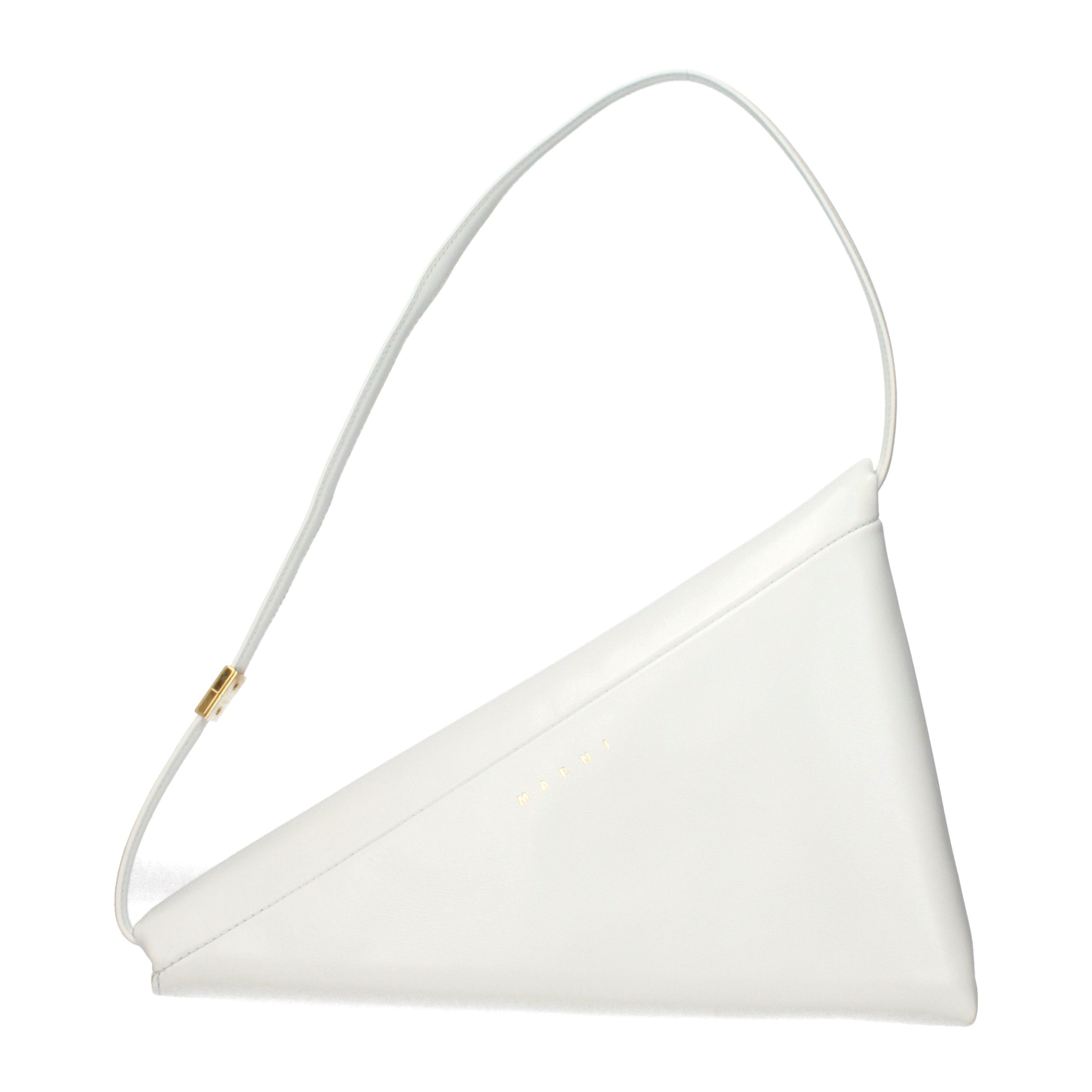 Marni Prisma Triangle Shoulder Bag – Optic White