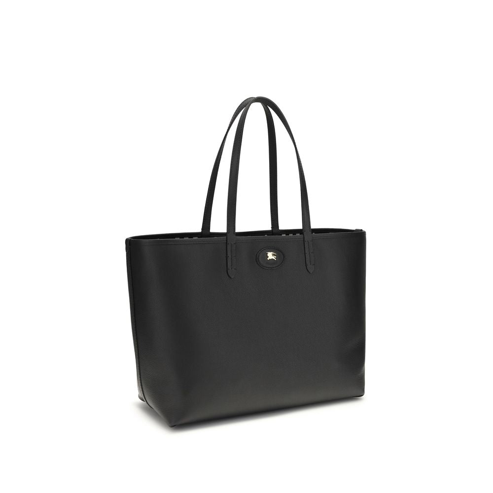 Burberry Medium Reversible Bloomsbury Tote - Black / Calico Beige