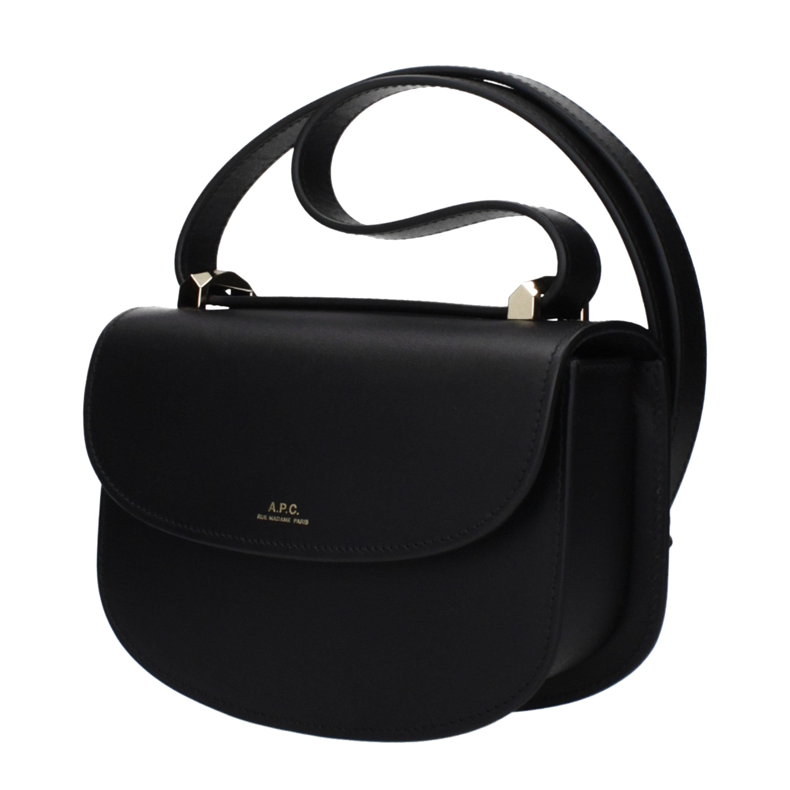 A.P.C. Genève Mini Bag Black Leather – The Exclusive Line