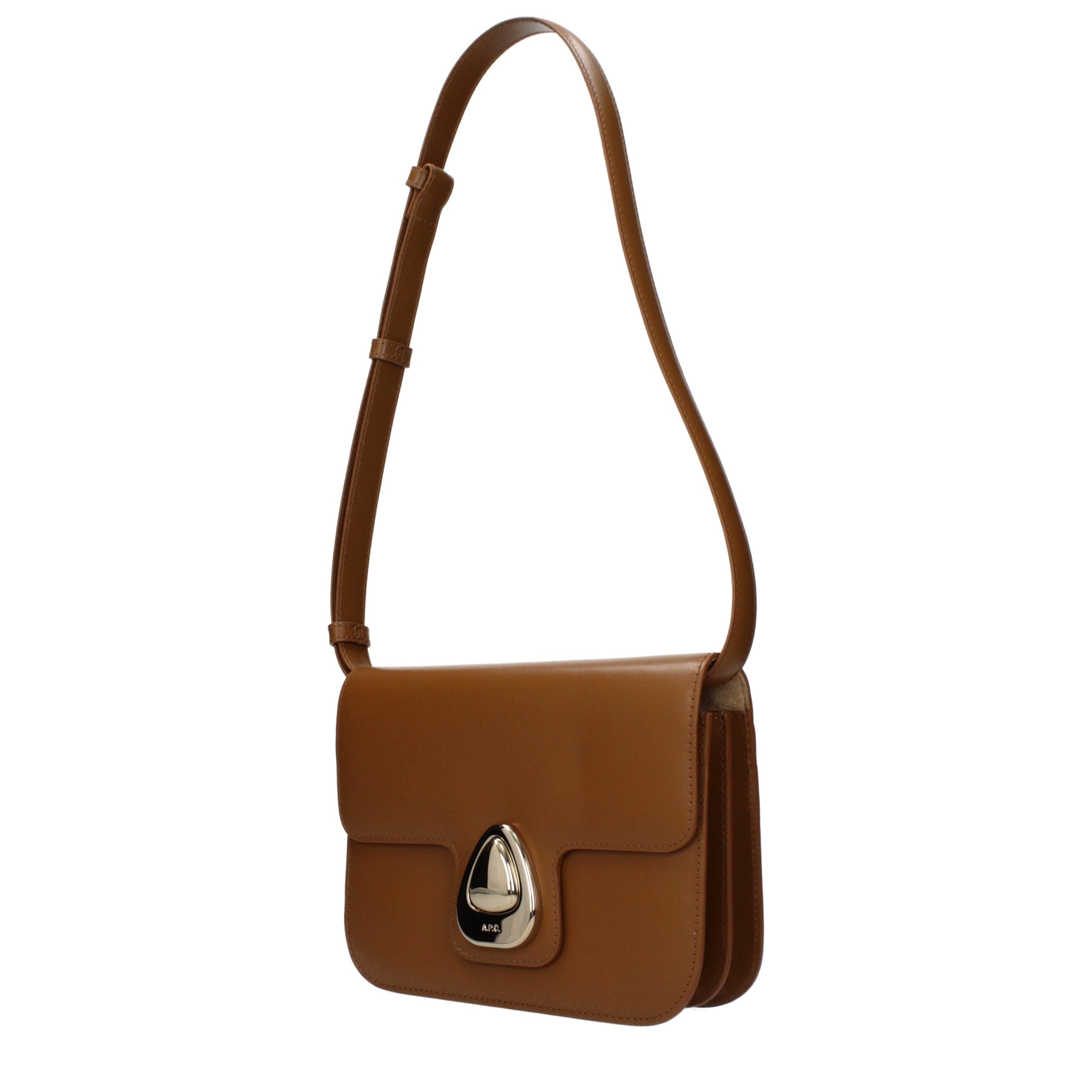 A.P.C. Astra Small Bag Hazelnut Leather – The Exclusive Line