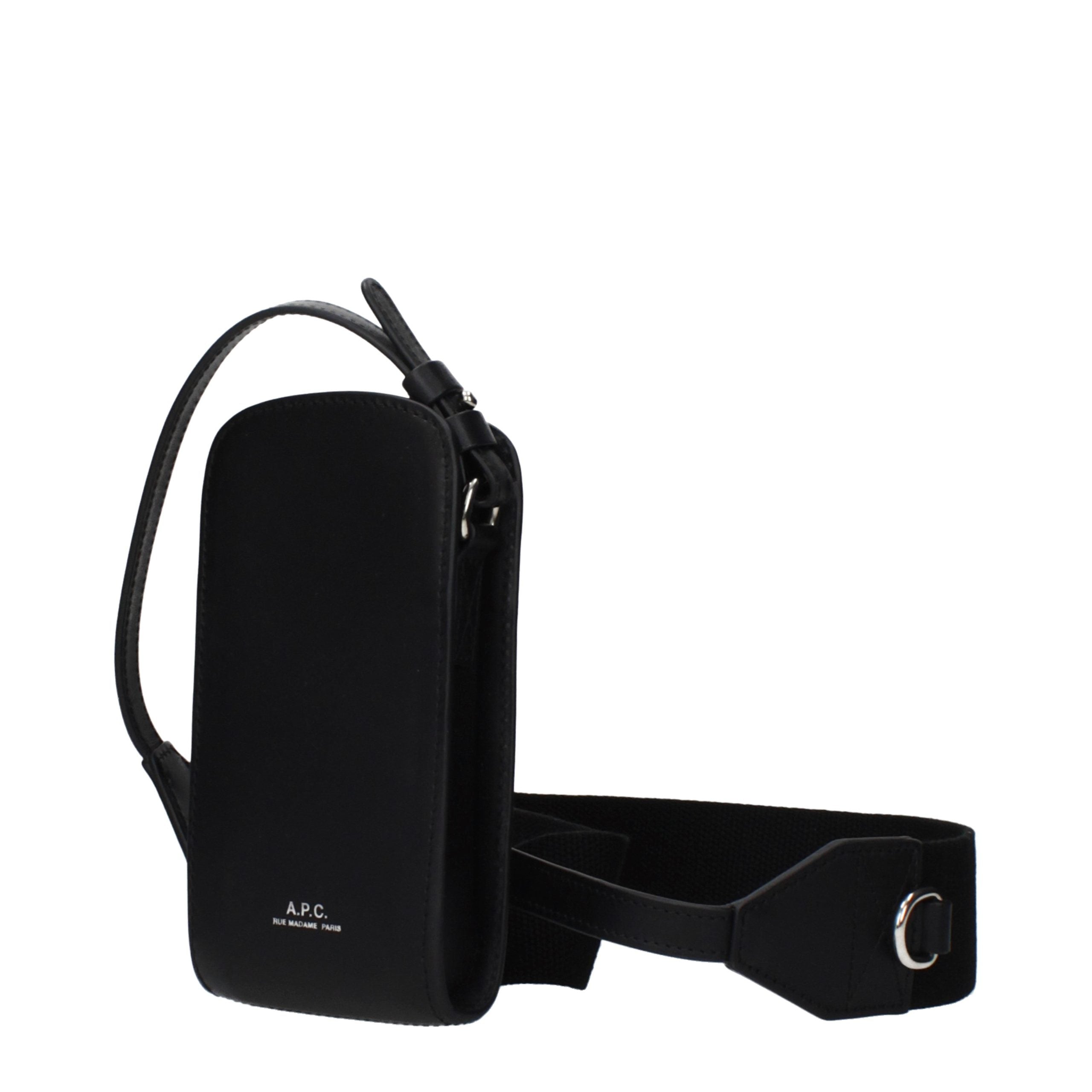 A.P.C. Men's James Crossbody Pouch Black – The Exclusive Line