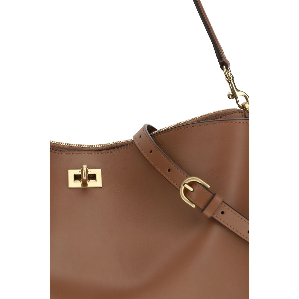 Balenciaga Rodeo Hobo Bag - Tan Leather