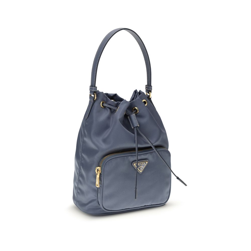 Prada Re-Nylon Bucket Bag - Blue