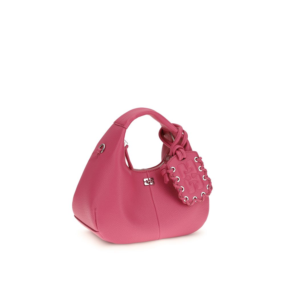 Ganni Hobo Bag Mini - Pink