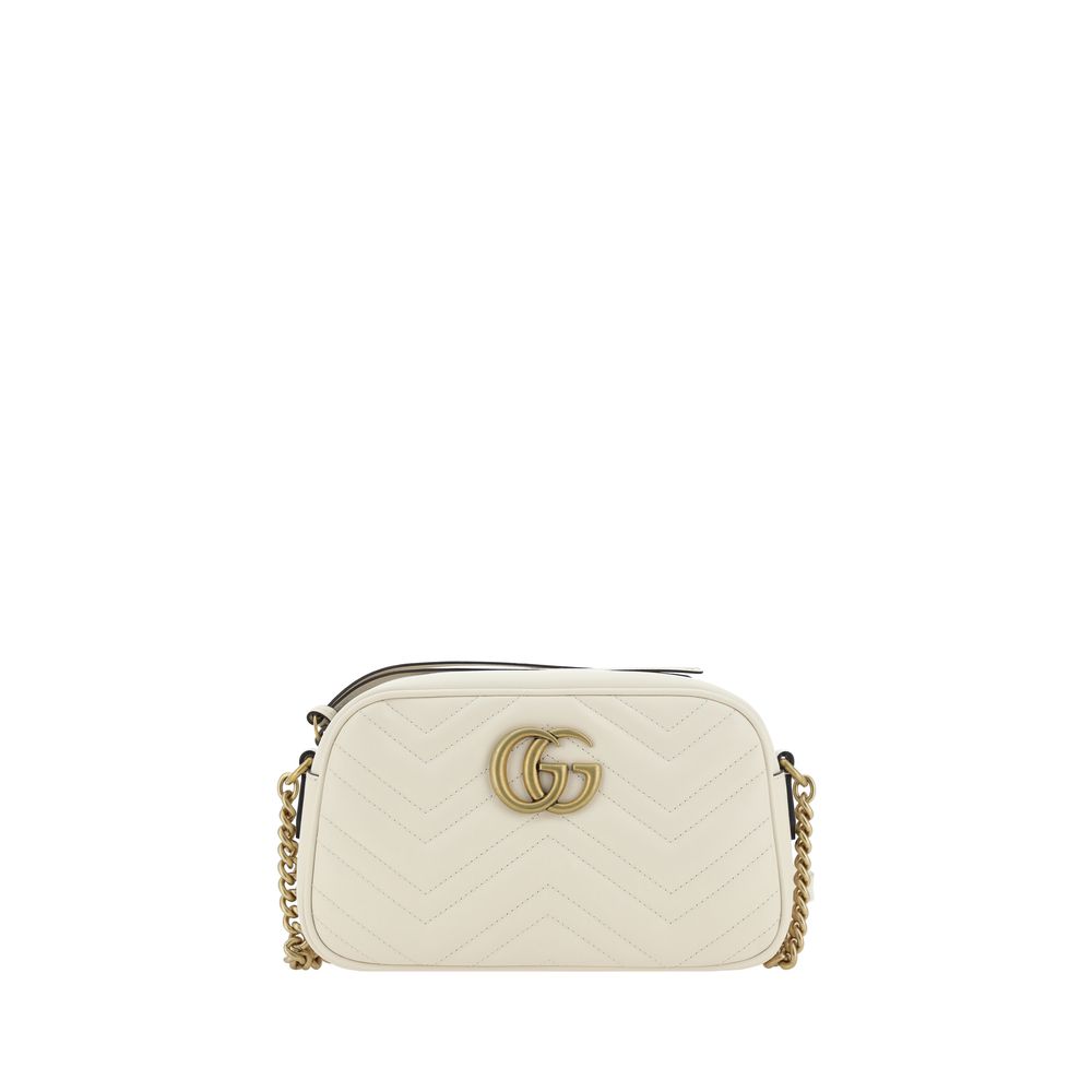 Gucci GG Marmont Small Shoulder Bag - Off-White