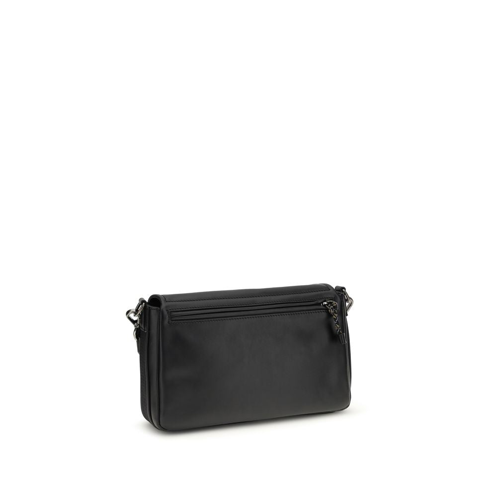 Fendi Flux Messenger Bag - Black Smooth Calfskin