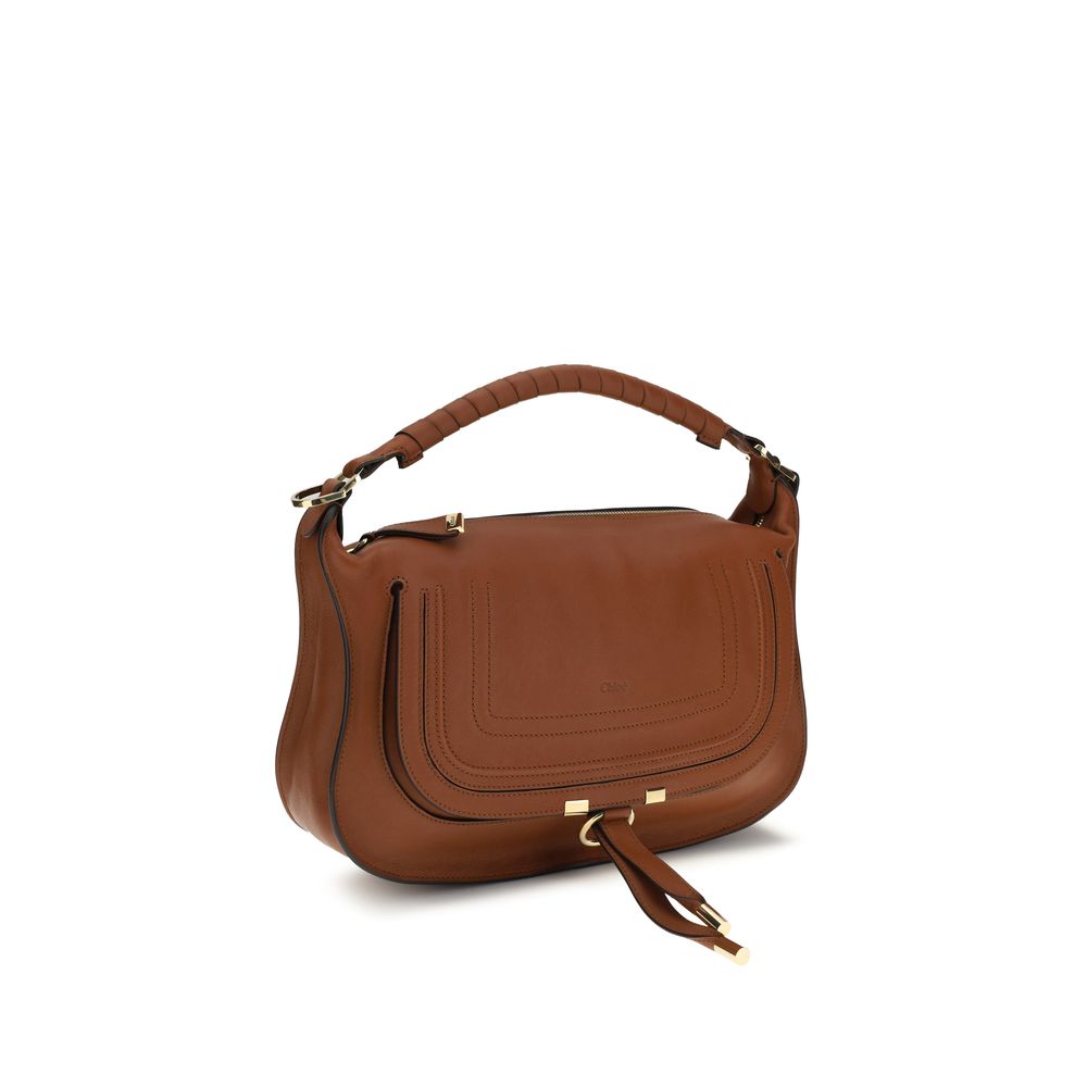 Chloé Small Marcie Shoulder Bag - Clay Brown