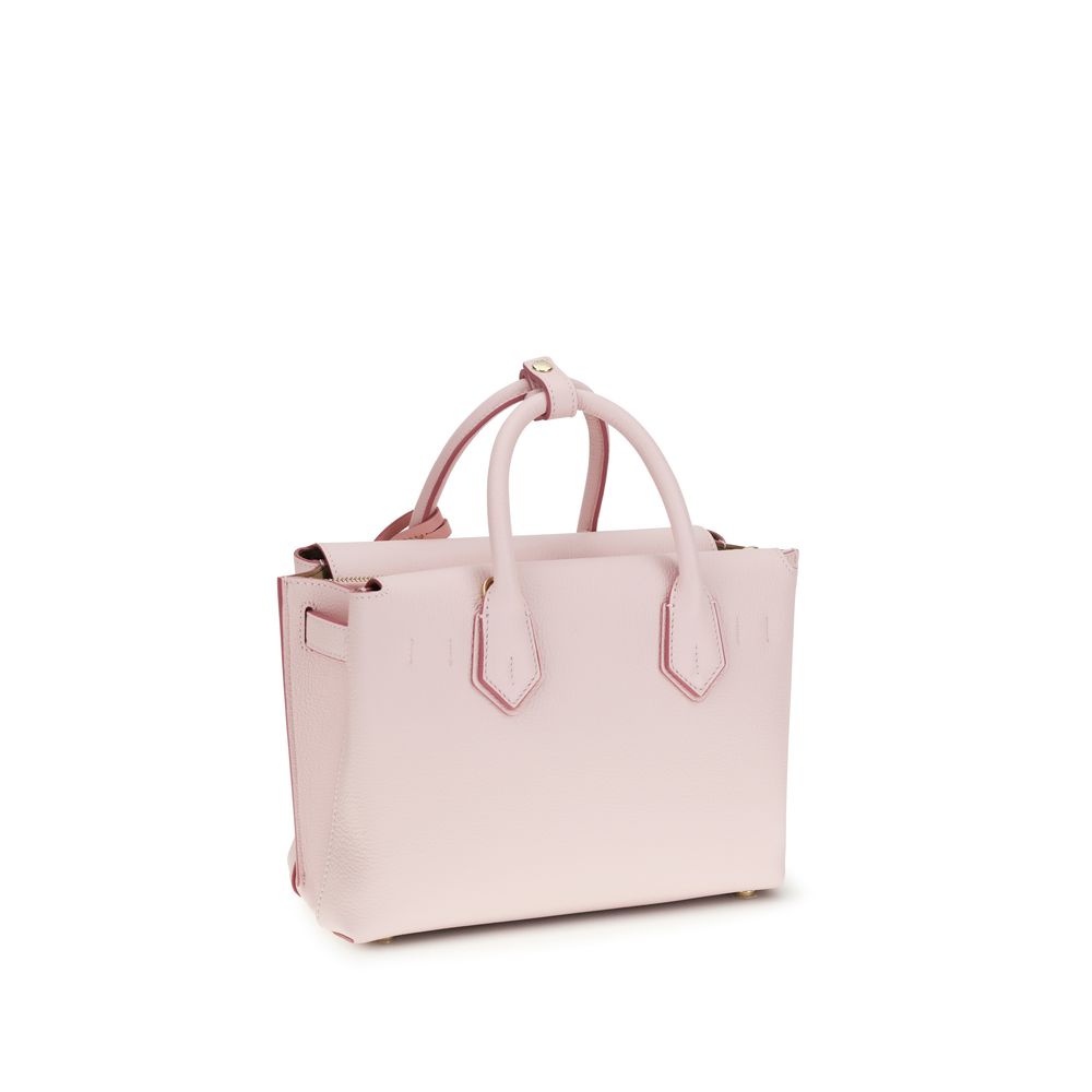 MCM Milla Tote Small – Lotus Pink Leather