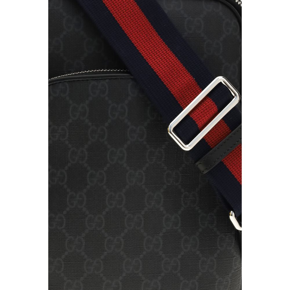 Gucci GG Black Small Slingbag - Black GG Supreme