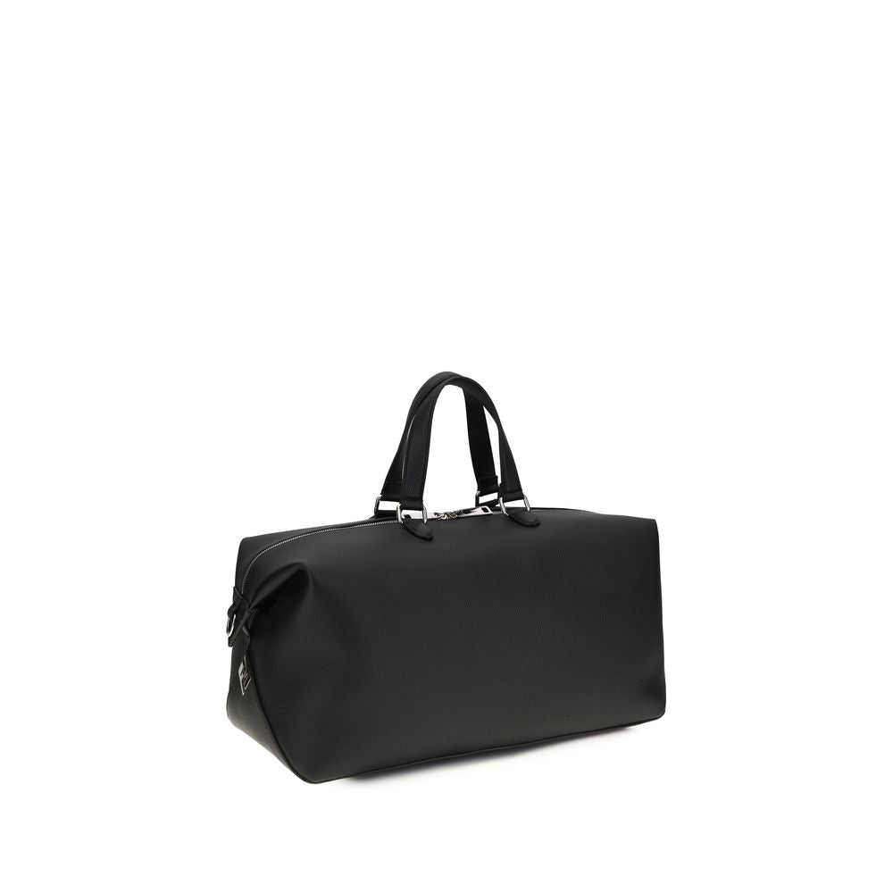 Fendi Lui 45 Duffle – Black Full-Grain Calfskin