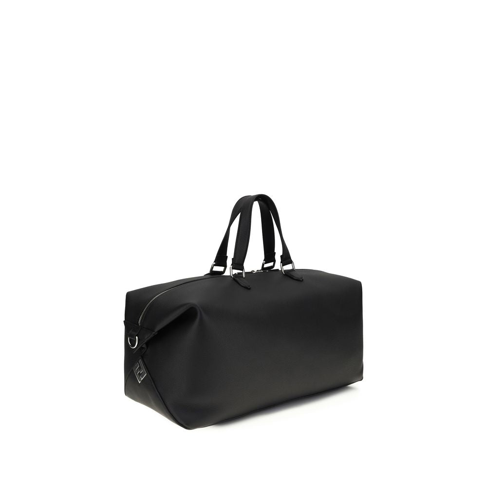 Fendi Lui 45 Duffle – Black Full-Grain Calfskin