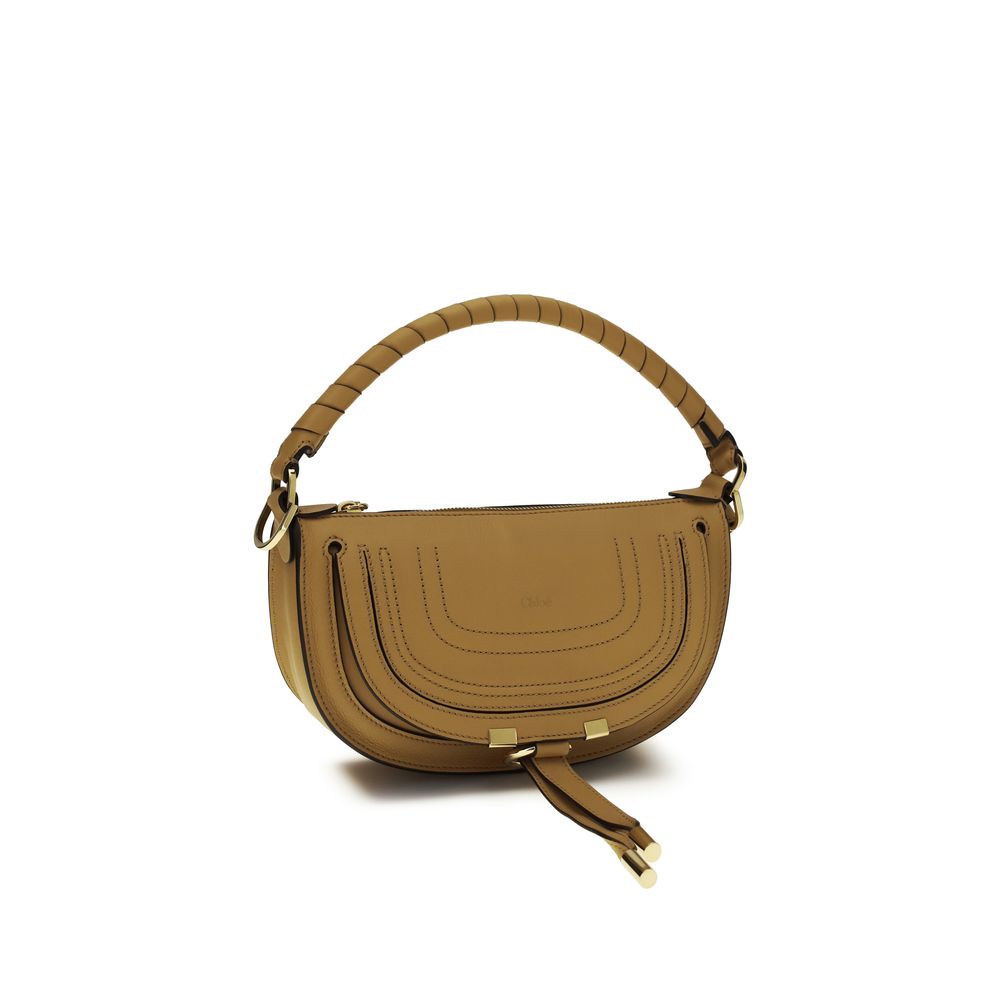 Chloé Mini Marcie Shoulder Bag - Tan