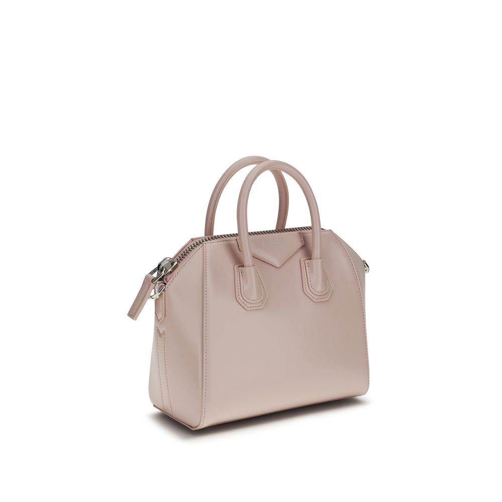 Givenchy Mini Antigona Bag - Baby Pink Box Leather