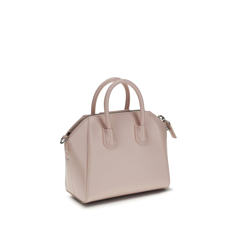 Givenchy Mini Antigona Bag - Baby Pink Box Leather