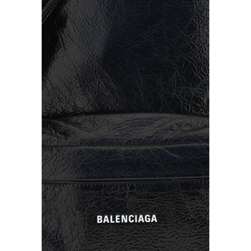 Balenciaga Explorer Crossbody Backpack - Black