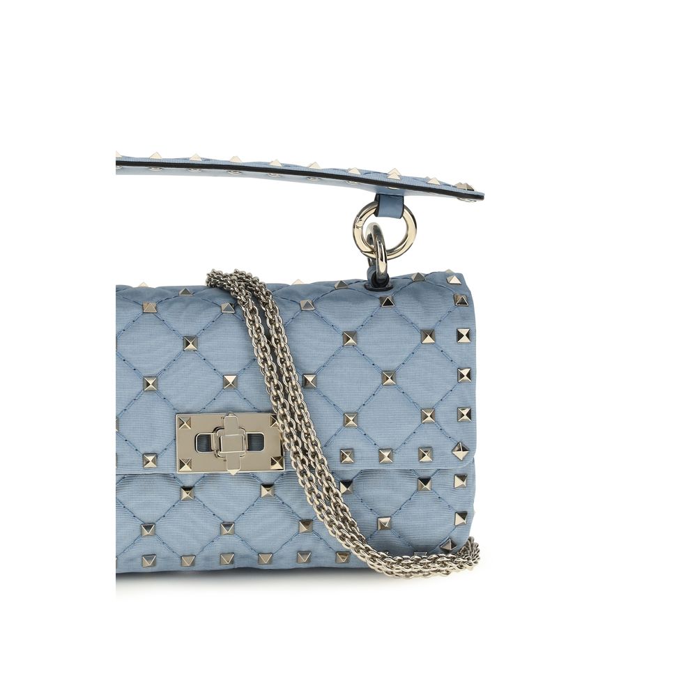 Valentino Garavani Rockstud Spike Handbag Small - Blue