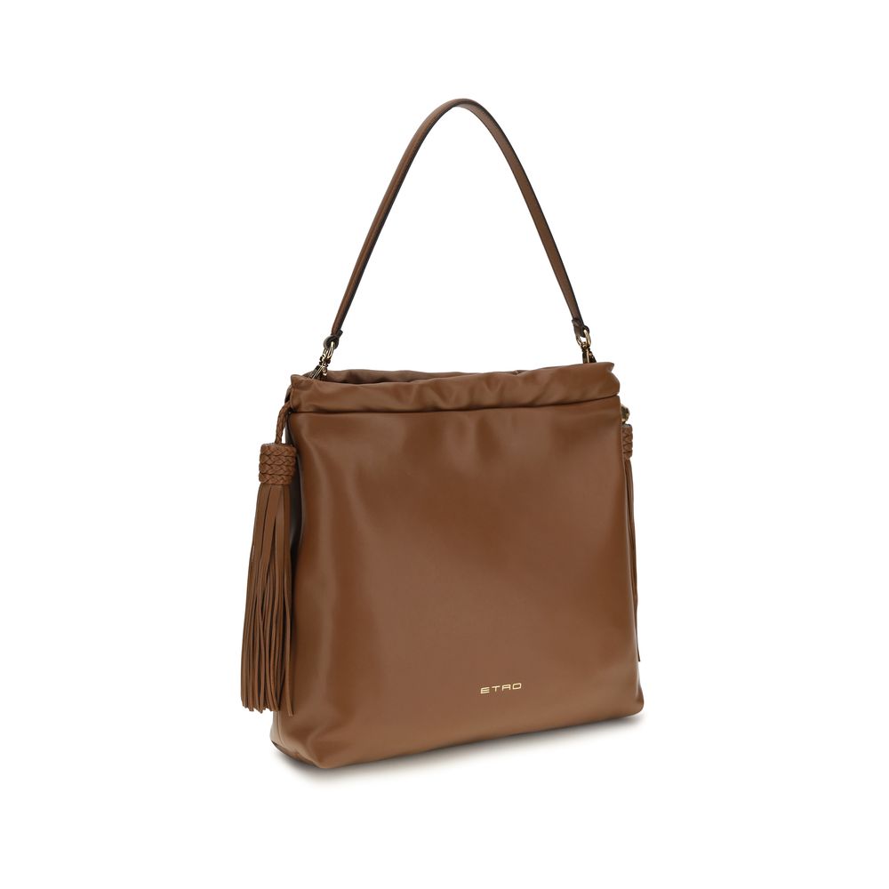 ETRO バッグ Etro Kalispera Medium Bag Brown Lambskin – The Exclusive Line