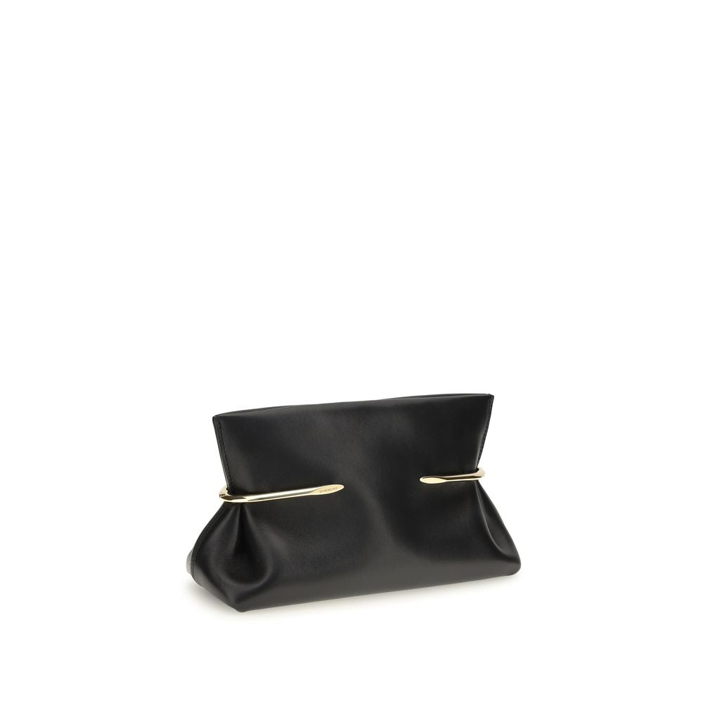 Givenchy Pinch Soft Clutch - Black Nappa Leather