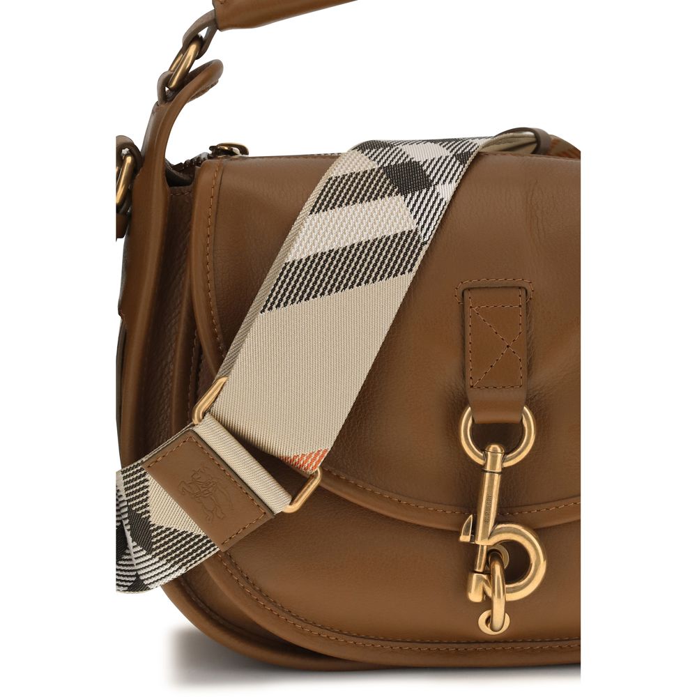 Burberry B Clip Messenger Bag Small – Hazel Brown