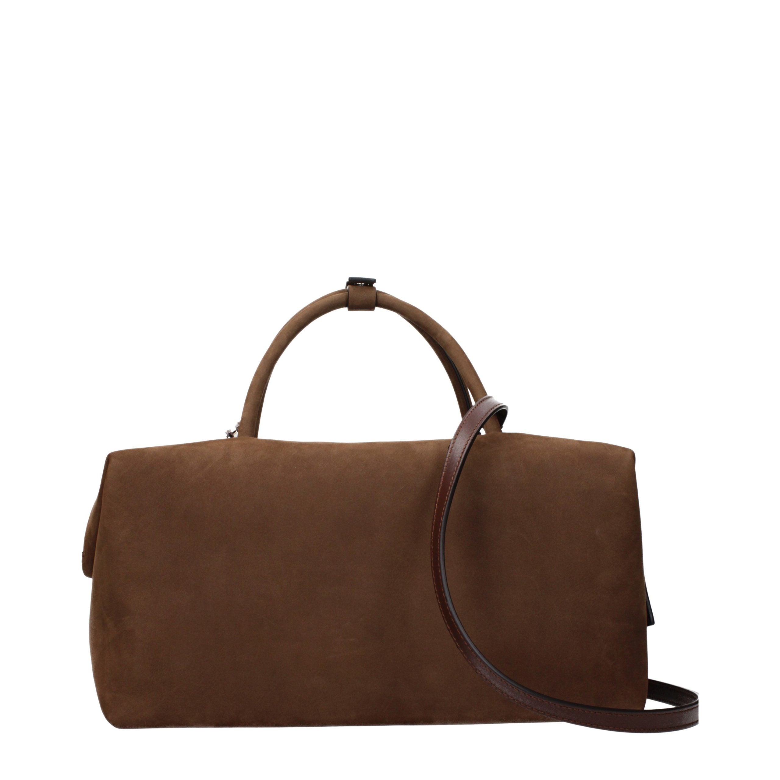 Max Mara Holdall Handbag – Dark Brown Suede