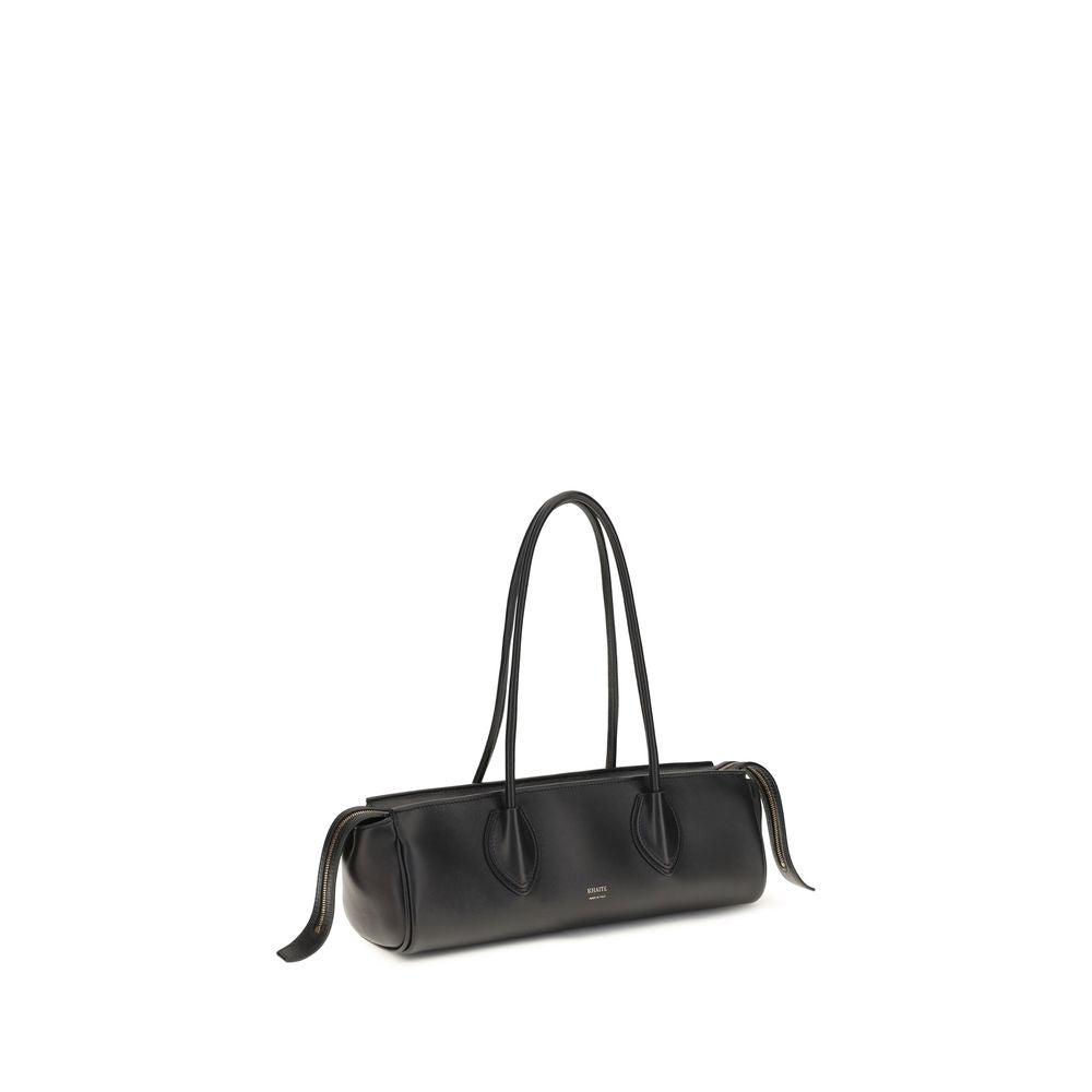 Khaite Donna Shoulder Bag - Black Nappa Lambskin
