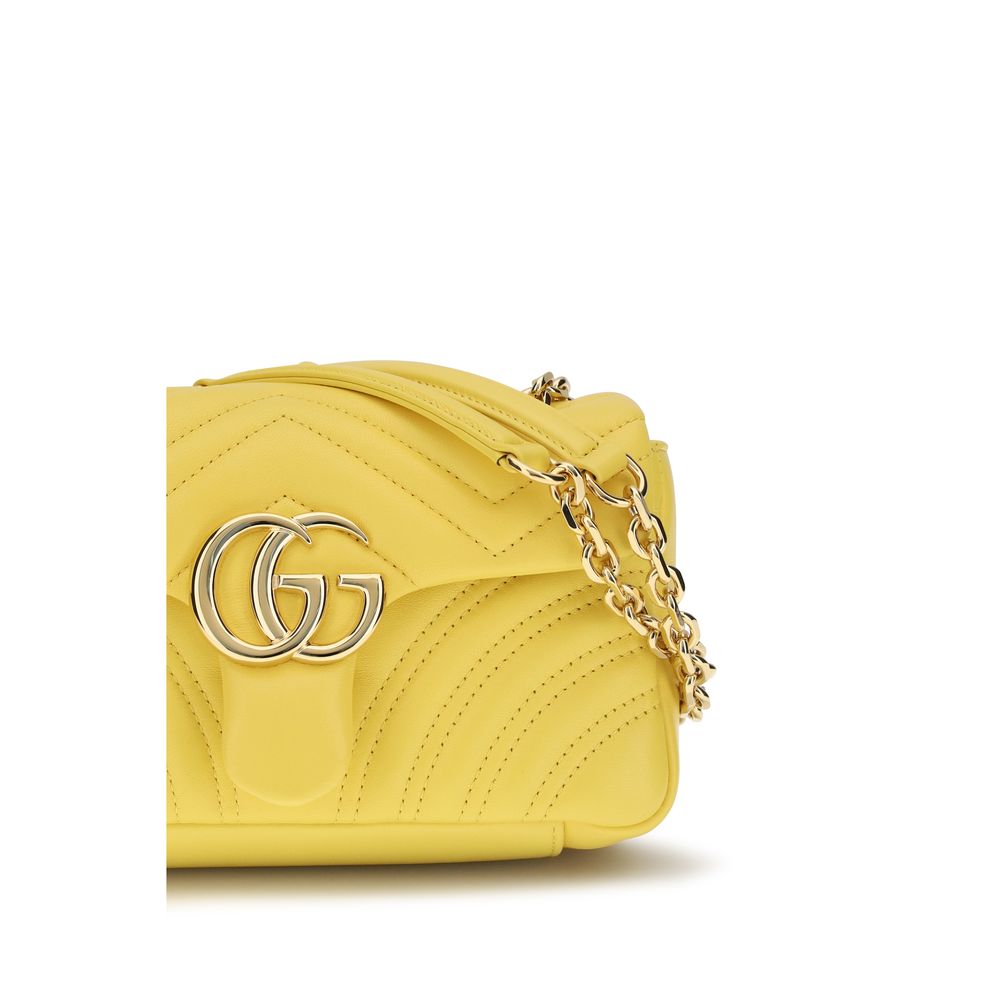 Gucci GG Marmont Small Shoulder Bag - Yellow