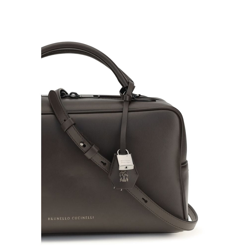 Brunello Cucinelli Explorer Boston Bag - Rust Brown