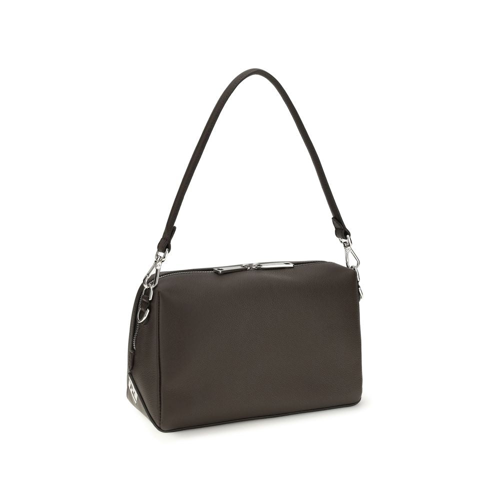 Fendi Lui Medium Leather Bag - Chocolate Brown