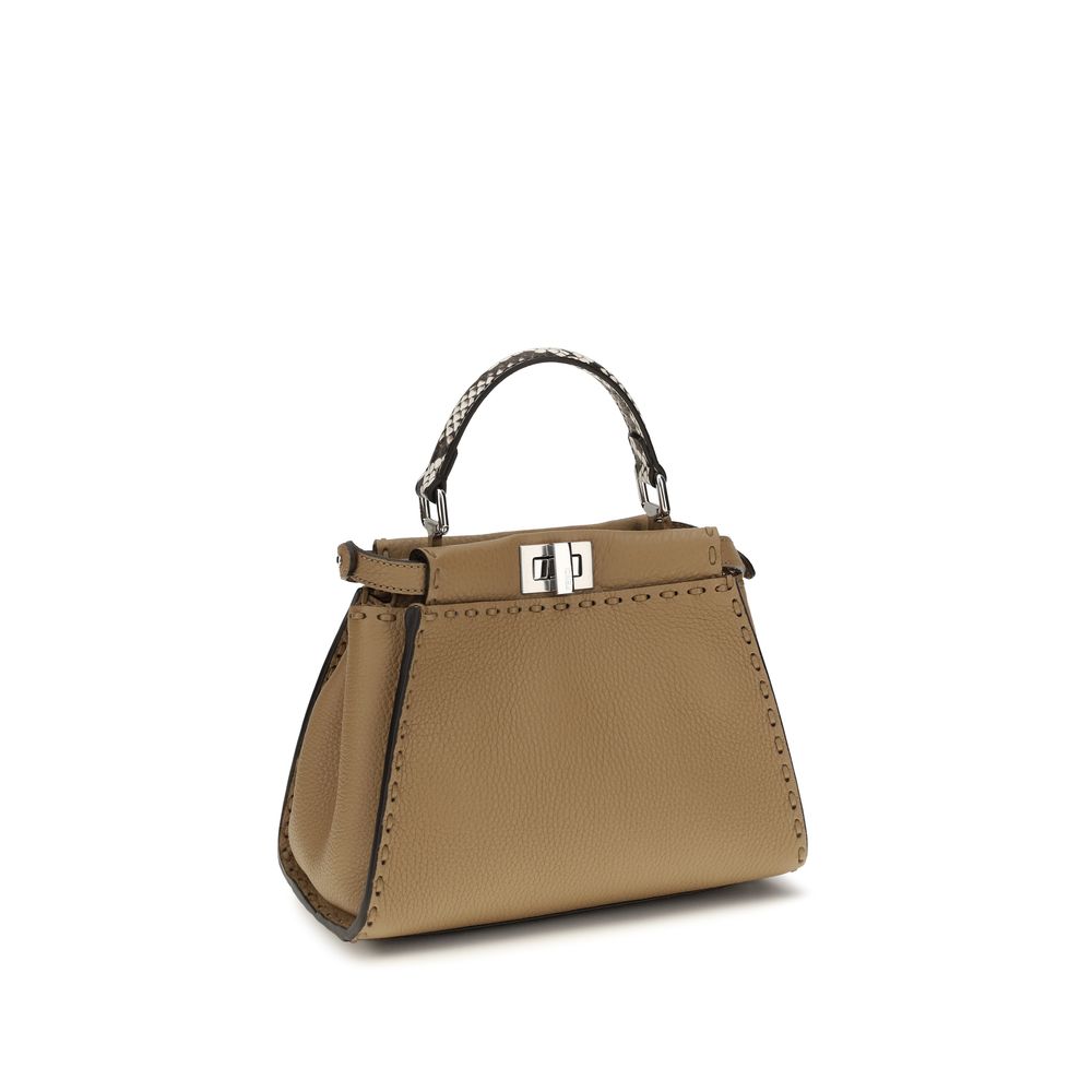 Fendi Peekaboo Mini - Capuccino Brown