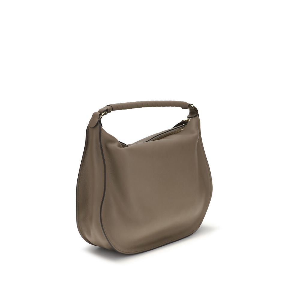 Chloé Marcie Shoulder Bag - Deep Taupe