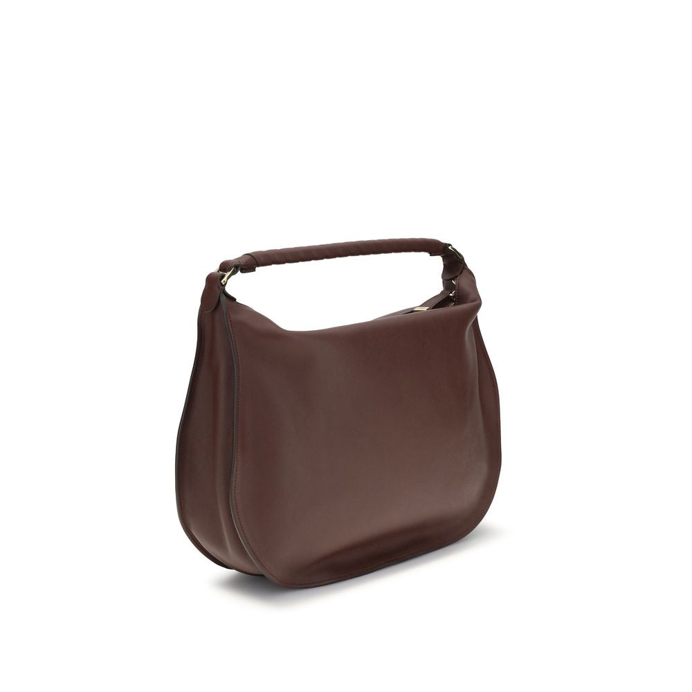 Chloé Marcie Shoulder Bag - Dark Velvet